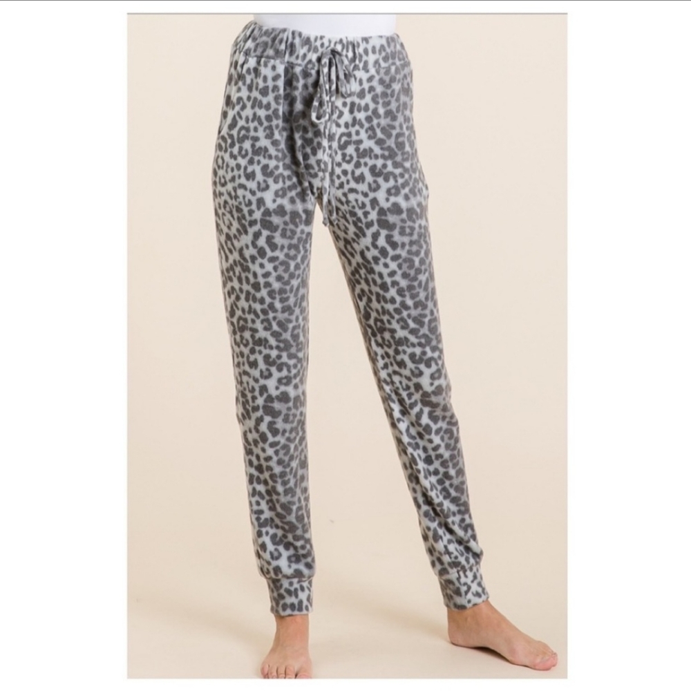 Animal Print Joggers